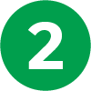 The number two inside of a green circle